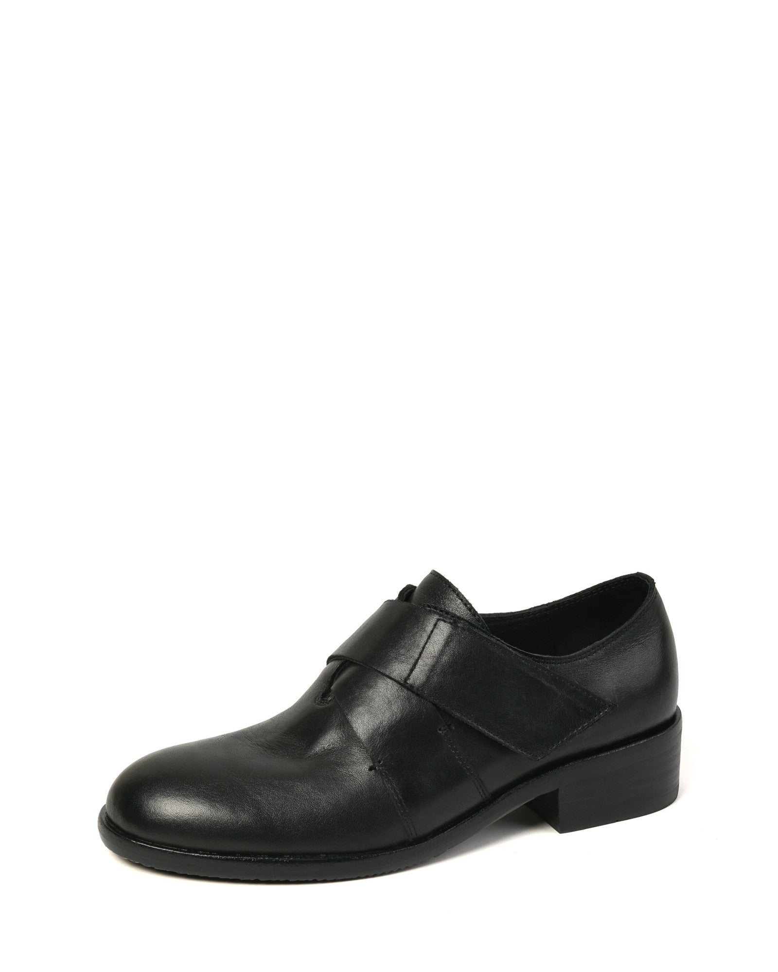 Ferio-black-leather-loafers