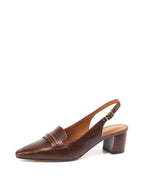 Gero - Leather Slingbacks