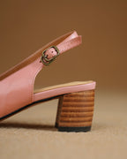 Gero - Leather Slingbacks