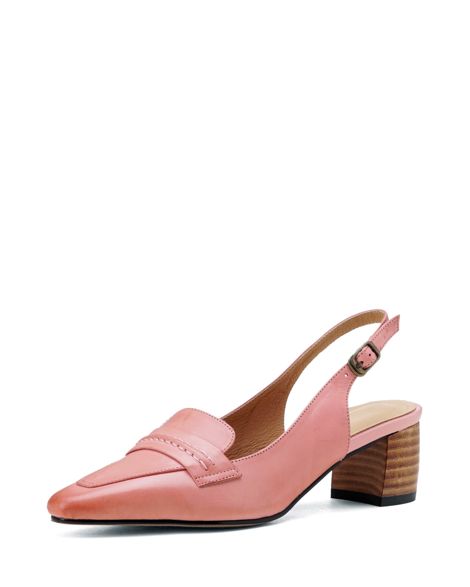 Gero - Zapatillas de cuero con tira trasera