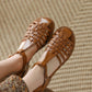Hilda-woven-leather-sandals-brown-model-3