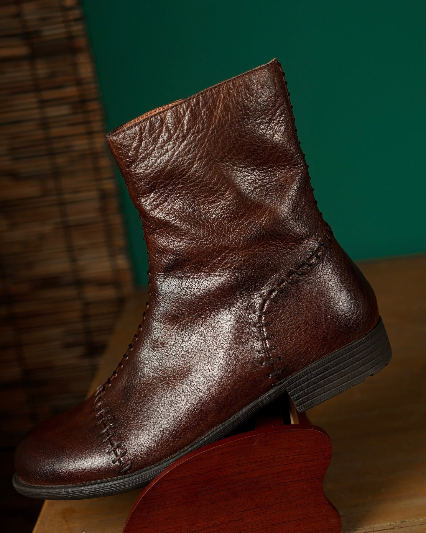Jil-brown-leather-stitching-boots-1
