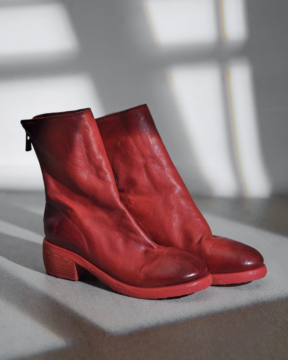 Jorma-horsehide-western-boots-red-1