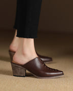 Joda - Mules en cuir