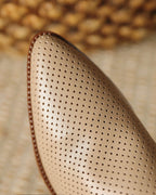 Kina - Slingbacks en cuir perforé