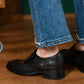Korio-monk-style-leather-loafers-black-model-1