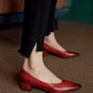 Lamar-red-leather-pumps-model-2