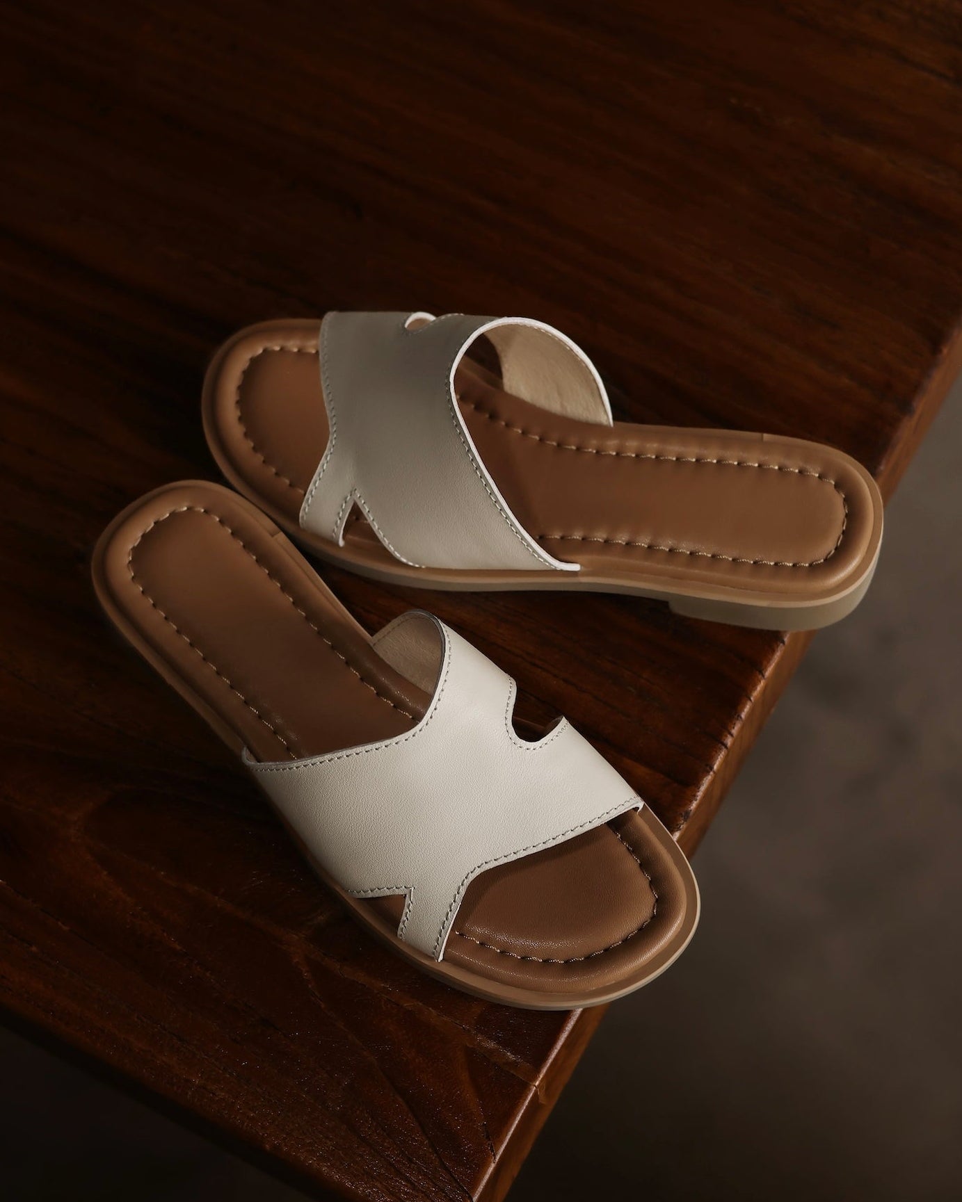 Leather Slides