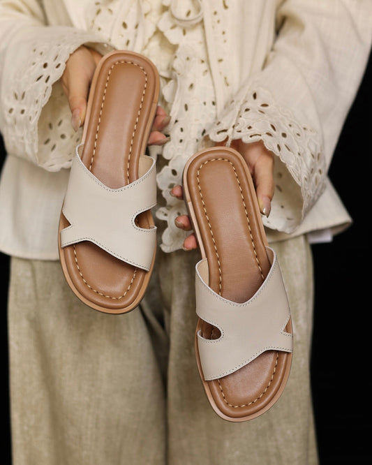 Leather Slides