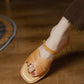 Lido-tan-leather-strap-sandals-model