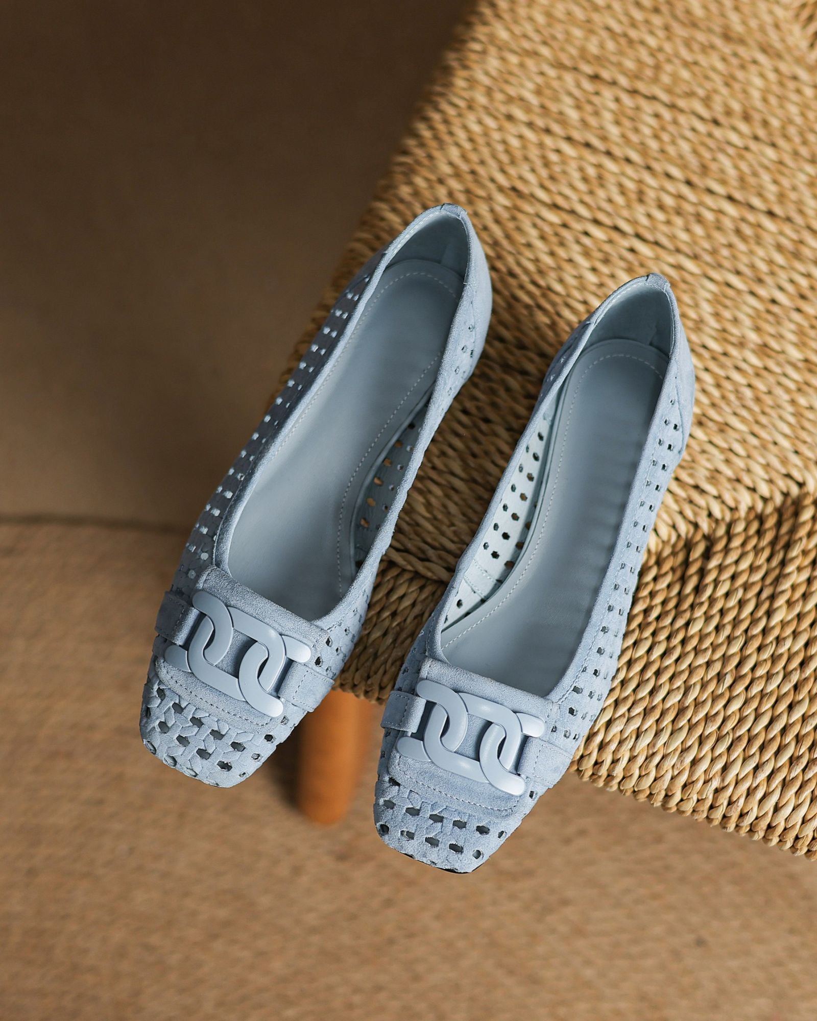 Lizar - Tacones de ante perforado