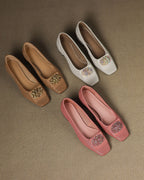 Lizar - Perforated Rhinestone Pumps