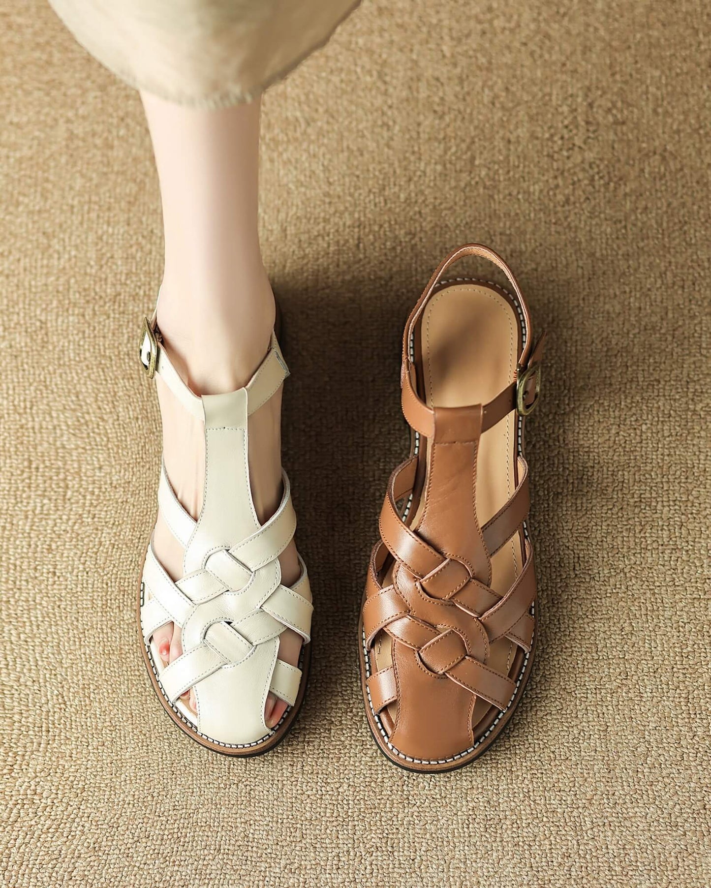 Lola - Woven Sandals