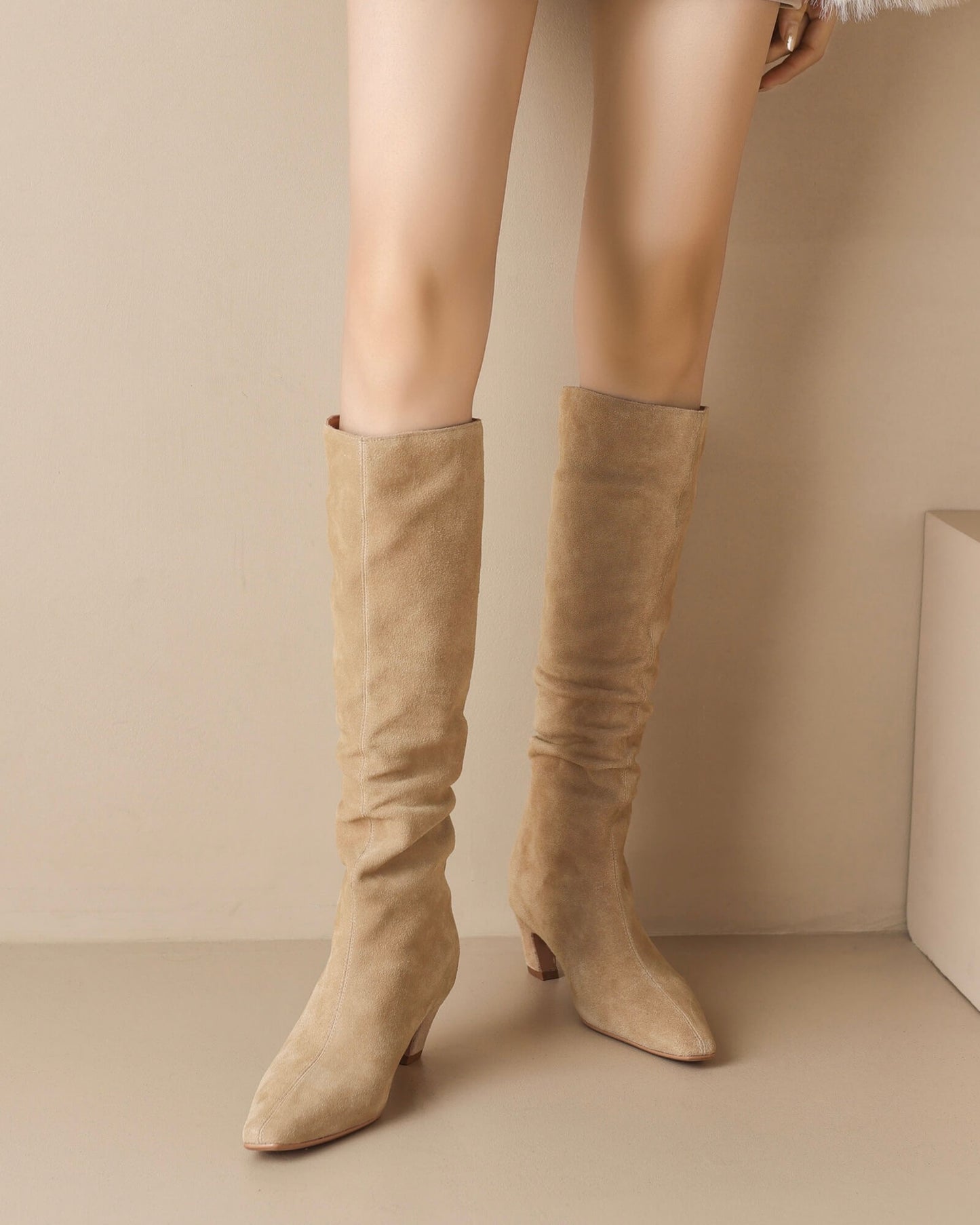 Miolo-suede-knee-high-boots-camel-model