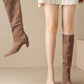 Miolo-suede-knee-high-boots-khaki-model-1