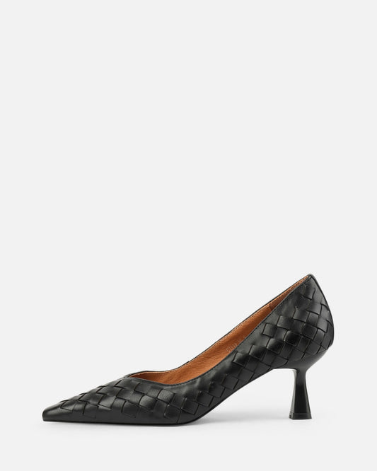 Misora-lambskin-woven-heels-black
