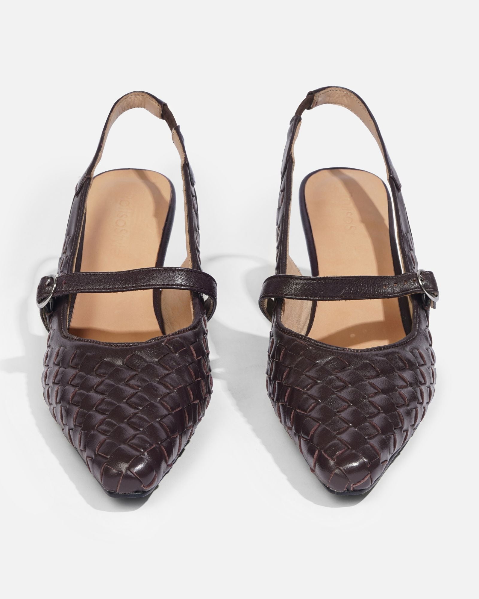 Misora - Zapato Mary Jane tejido de piel de cordero