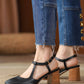 Mona-Black-Ankle-Strap-Pumps-Model