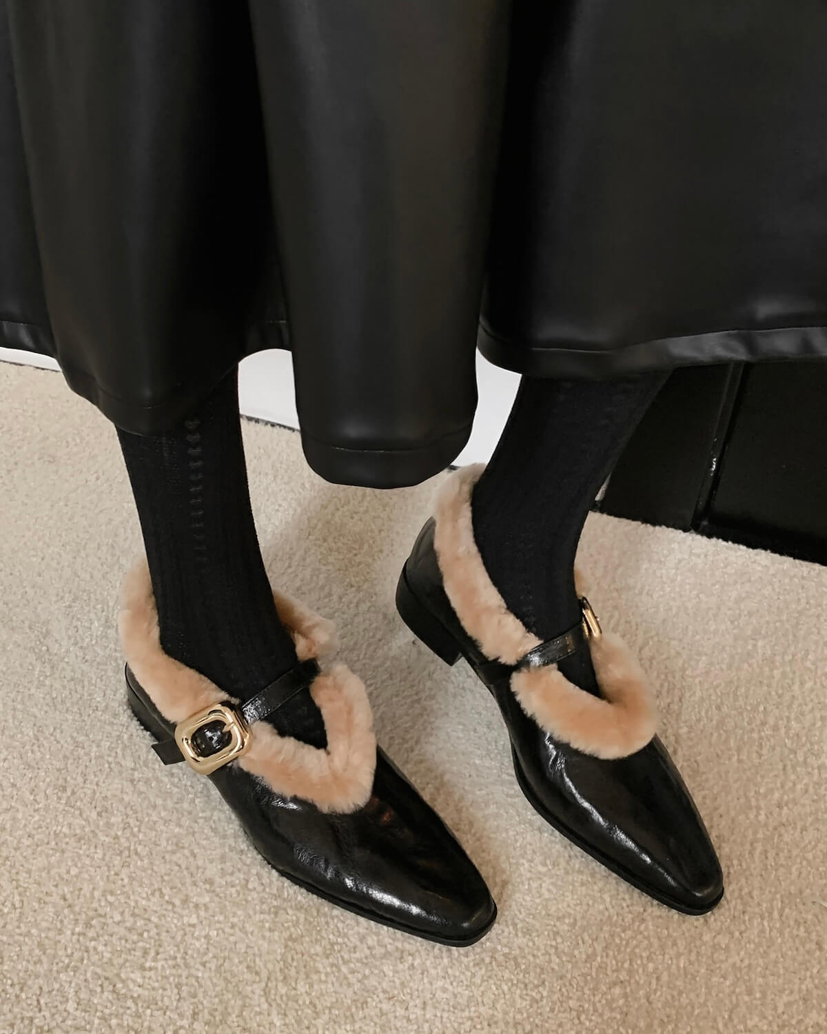 Monte - Fur Lined Loafers
