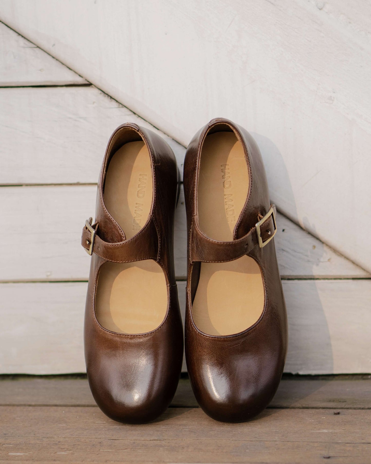 Mosa - Horsehide Mary Jane (Leather Sole)