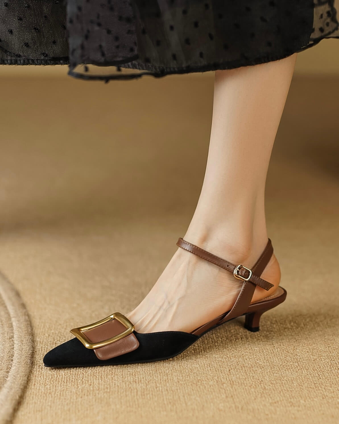 Puna-buckle-embellished-kitten-heels-model
