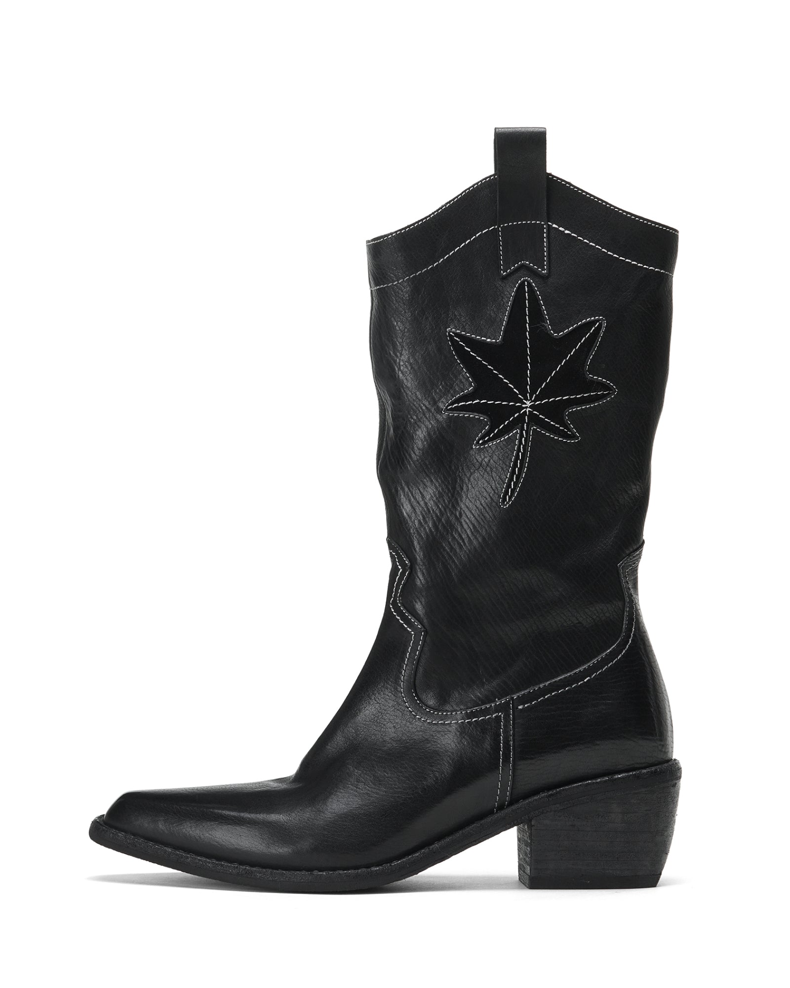 RS 6 - Botas con costuras hasta media pantorrilla