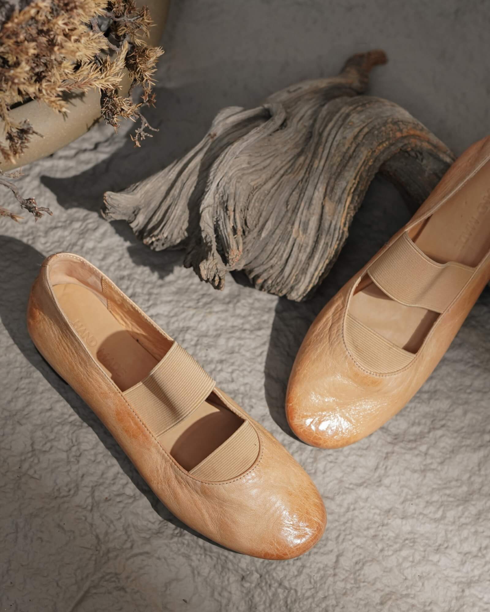 Ballet flats with elastic band new arrivals