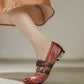 Rewa-horsehide-flats-brown-model-2