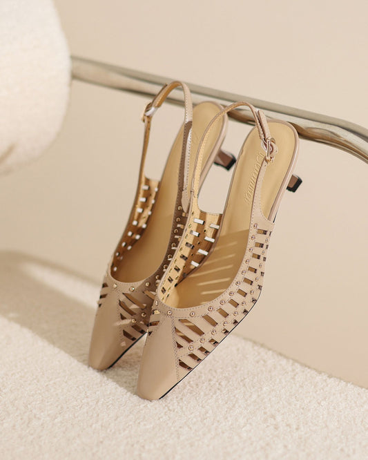 Siva - Studded Slingback