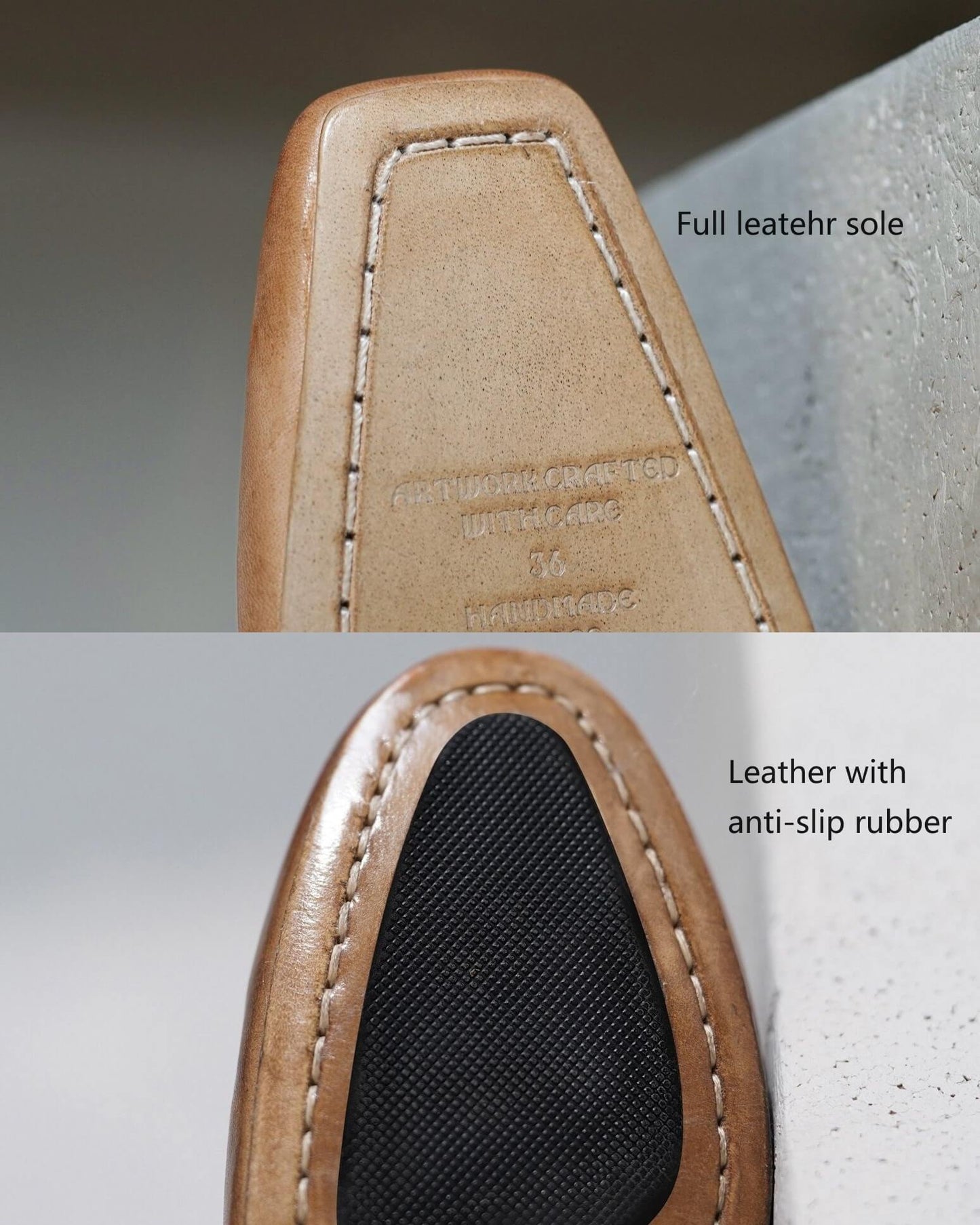 Kawa - Horsehide Mary Jane (Leather Sole)