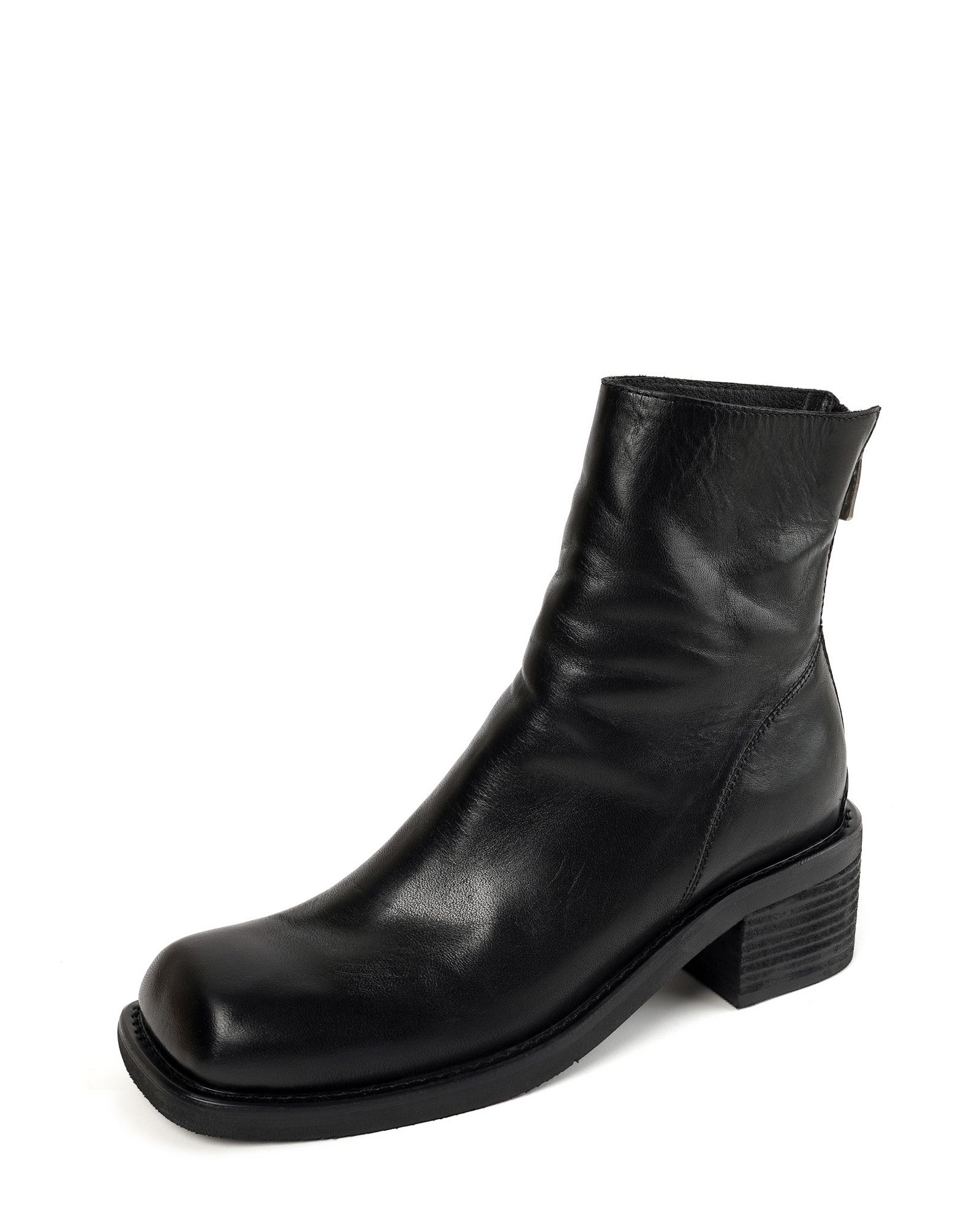 Vefa-Square-Toe-Black-Leather-Boots