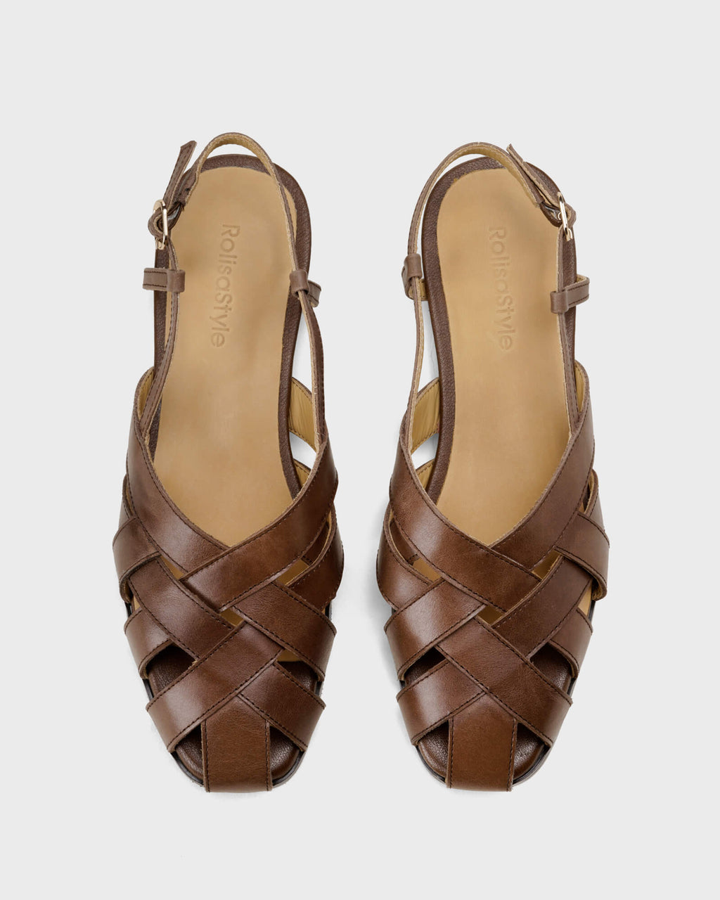 Velda - Flat Leather Sandals