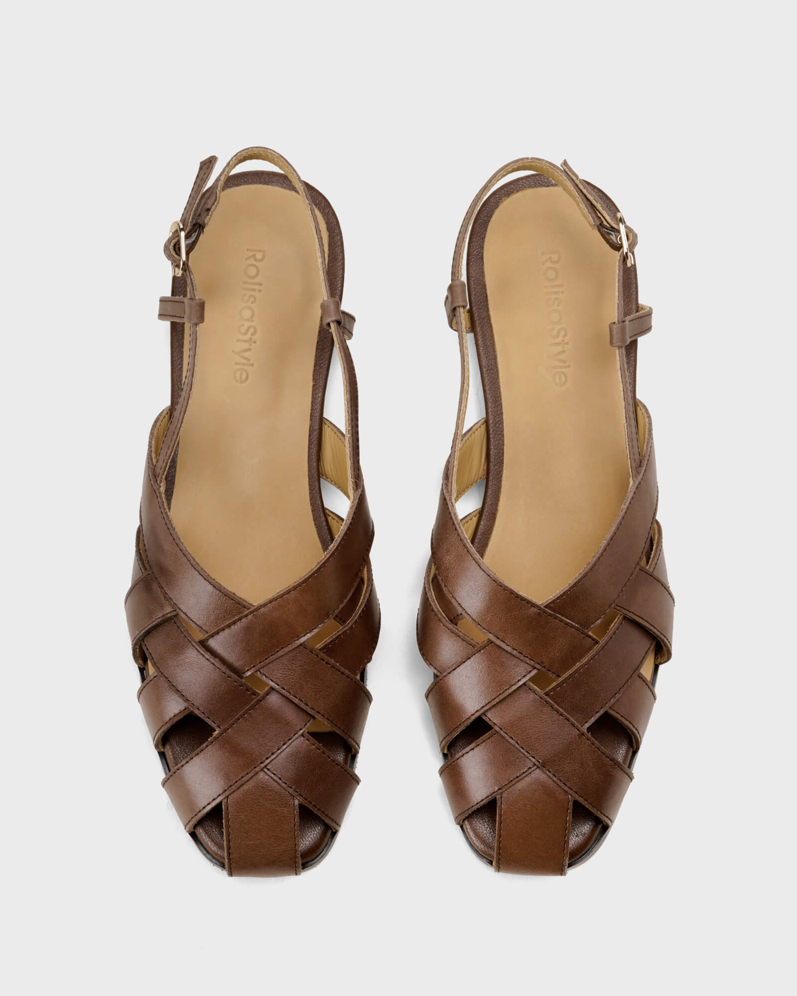Velda - Flat Leather Sandals