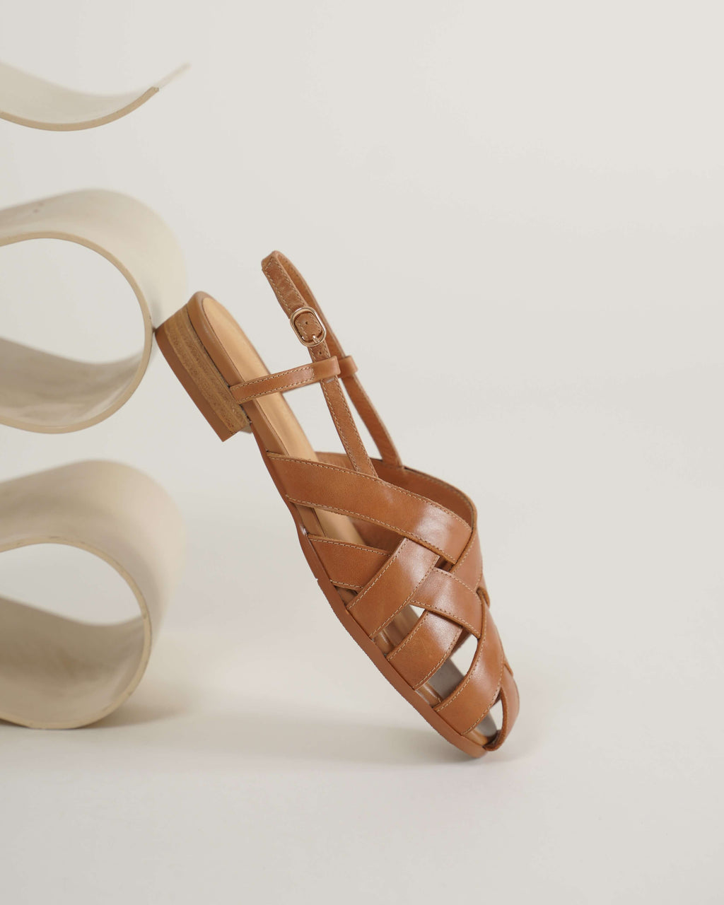 Velda - Flat Leather Sandals