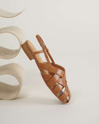 Velda - Flat Leather Sandals