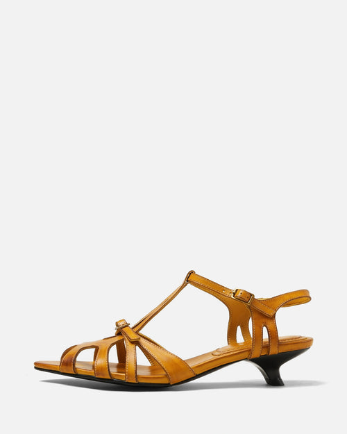 Bodia - Cutout Leather Sandals