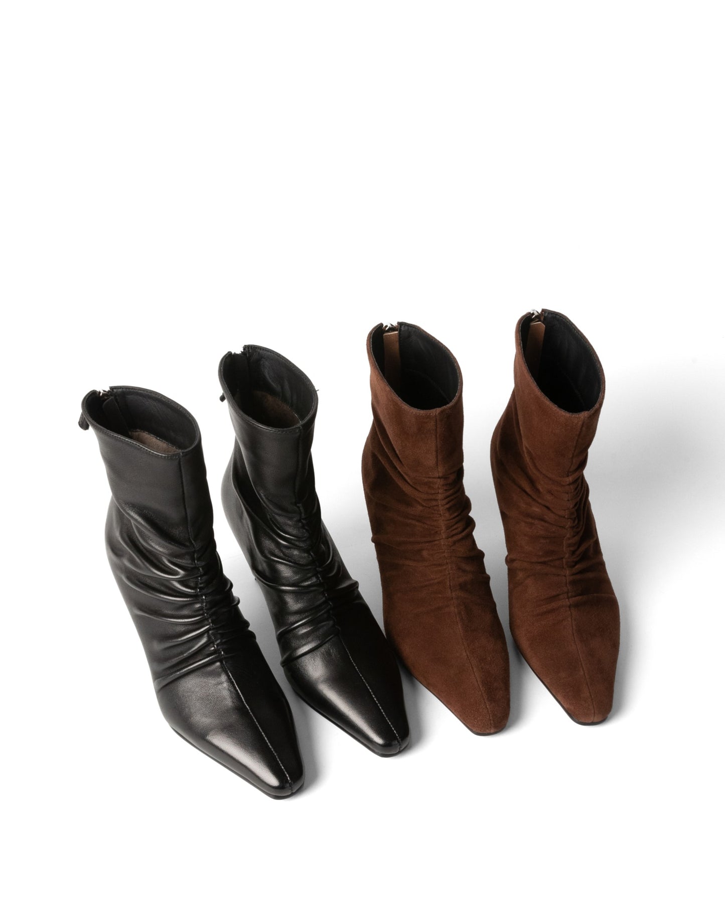 Dima - Ruched Boots