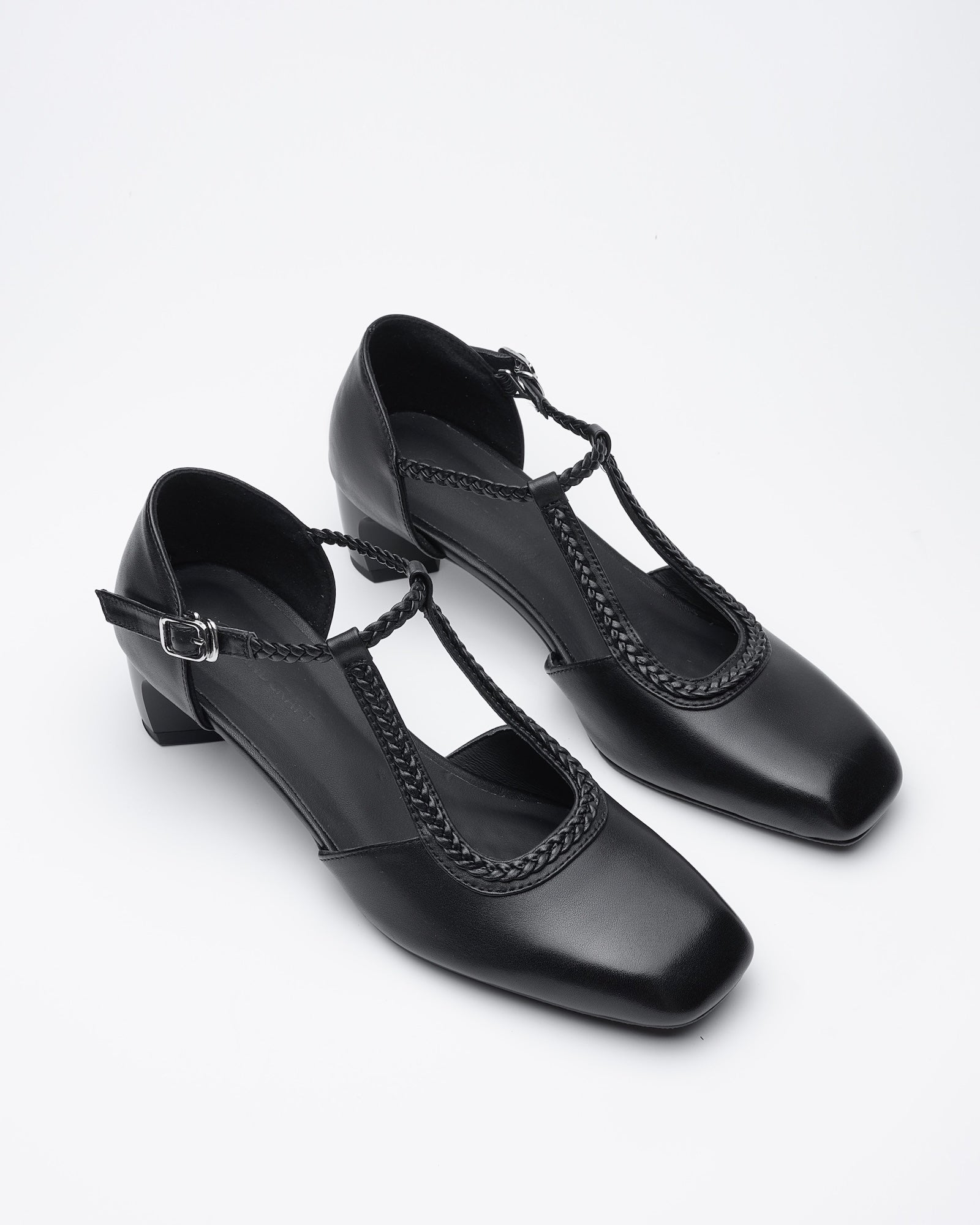 Elsa - Zapatos de tacón cuadrados