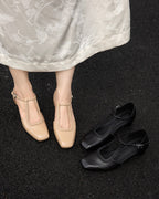 Elsa - Zapatos de tacón cuadrados