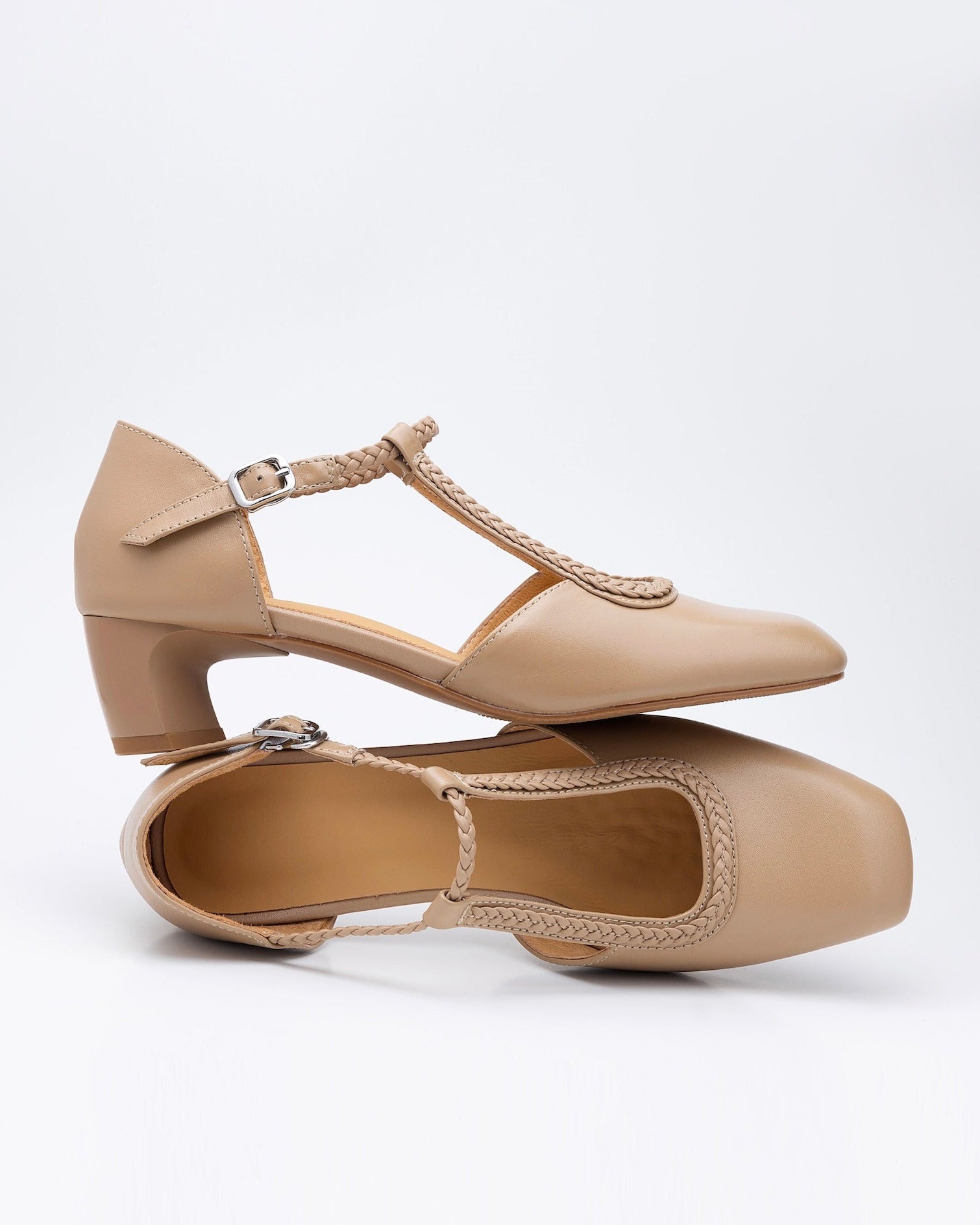 Elsa - Zapatos de tacón cuadrados