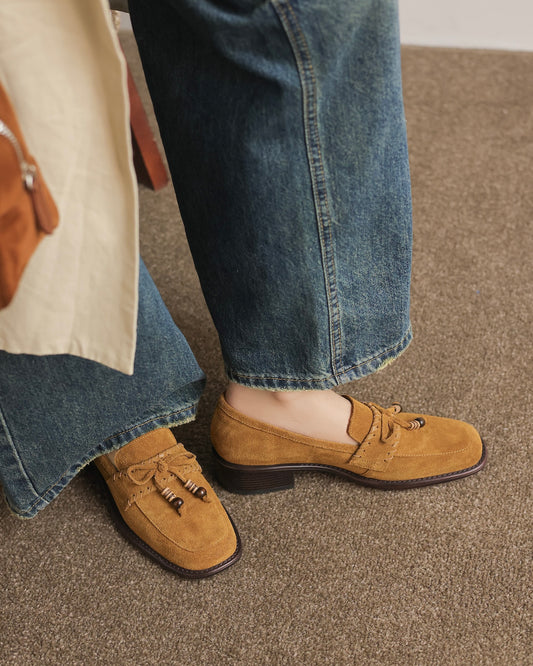 Fema - スエードローファー