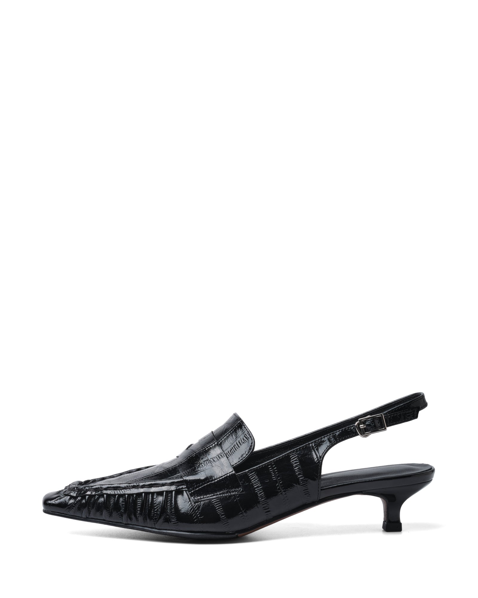 Fima - Zapatos de cuero con tira trasera