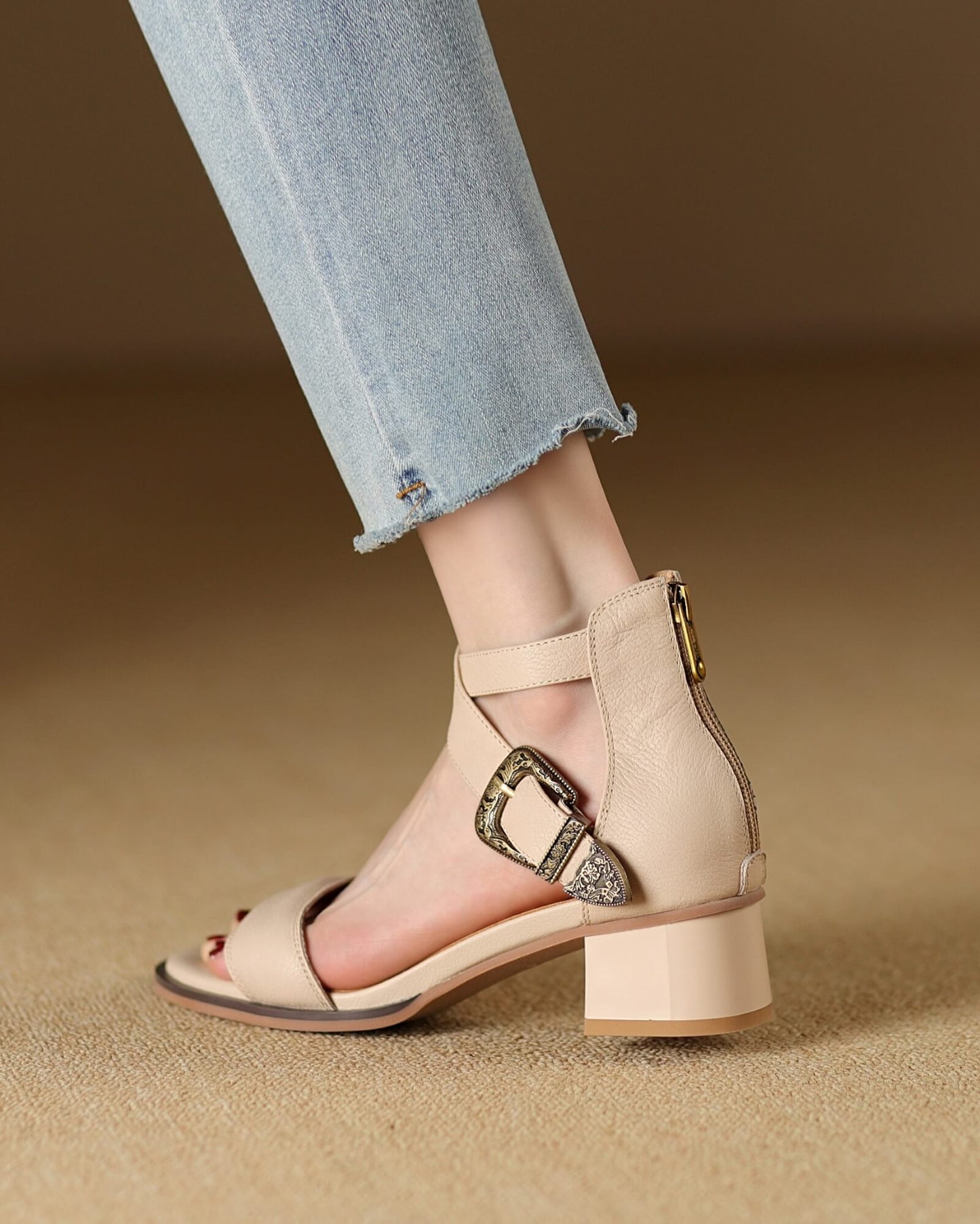 Godia - Strappy Leather Sandals