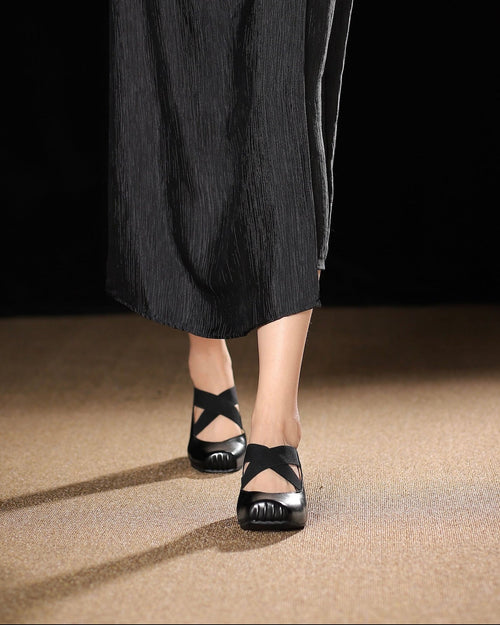 Govia - Square Toe Pumps