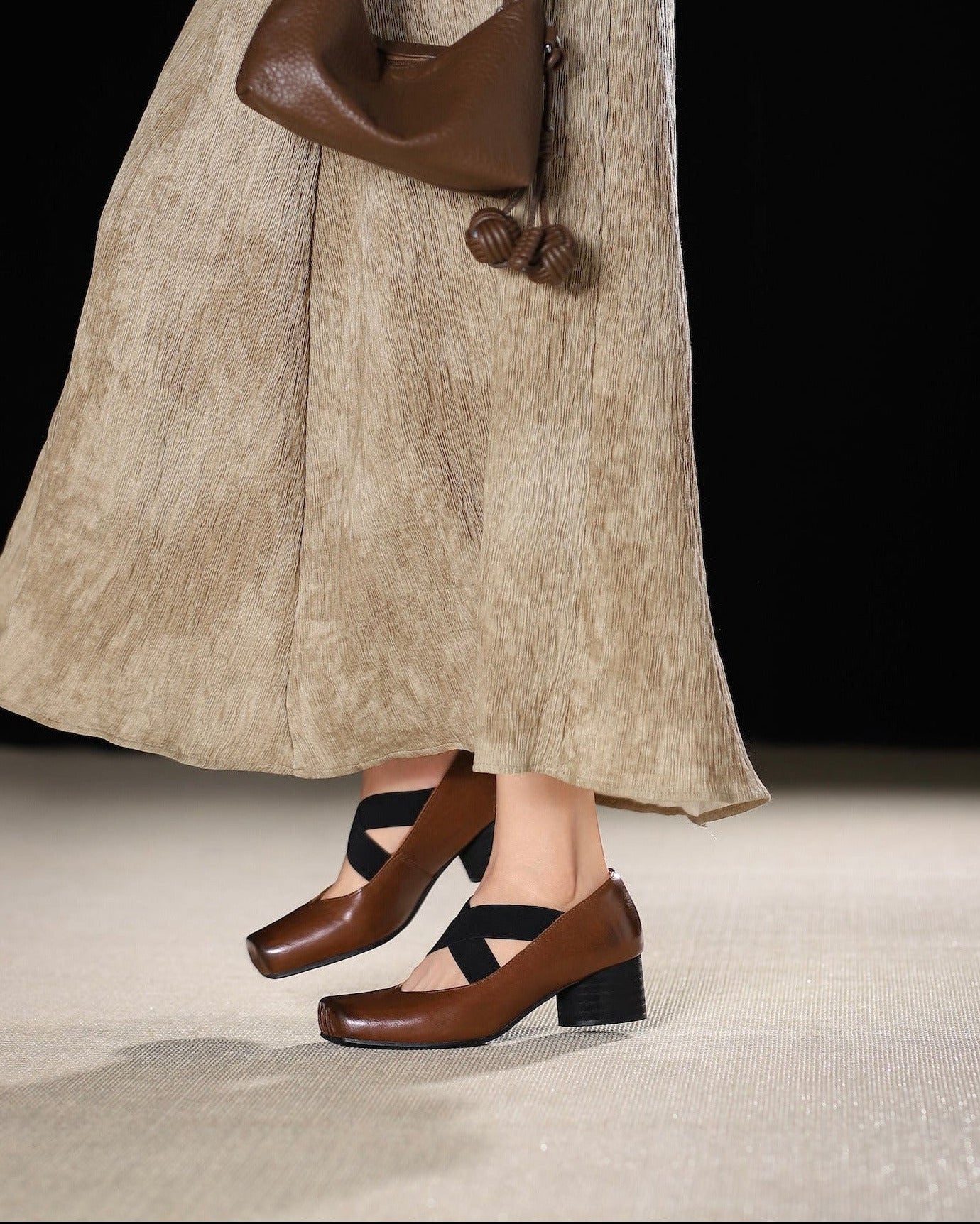 Govia - Tacones de Punta Cuadrada