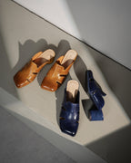 Joda - Horsehide Heeled Mules