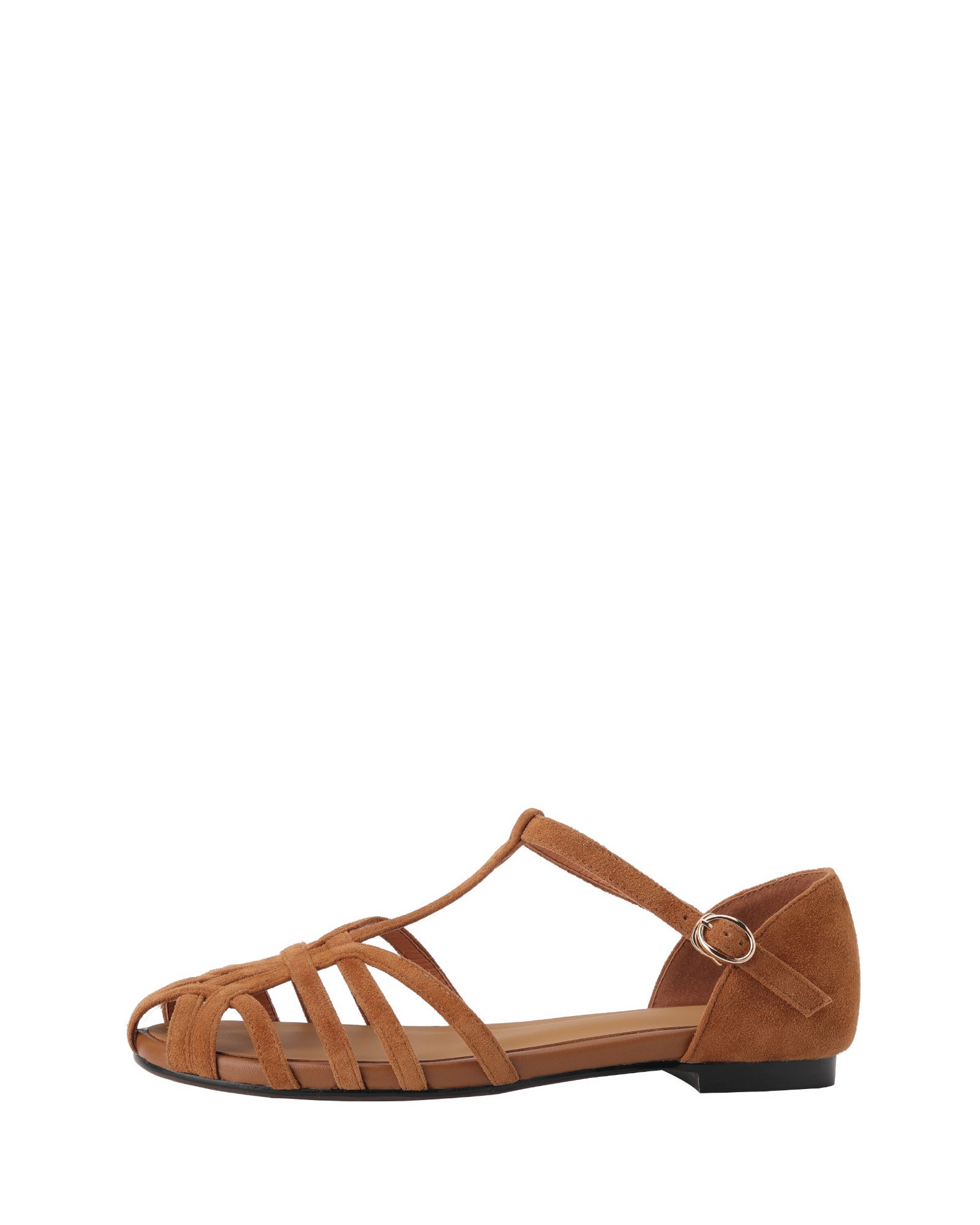 Juno - Sandalias enjauladas en ante