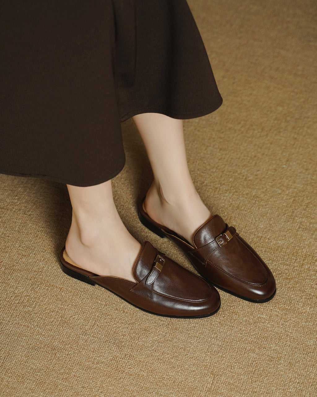 Kawa - Leather Mules