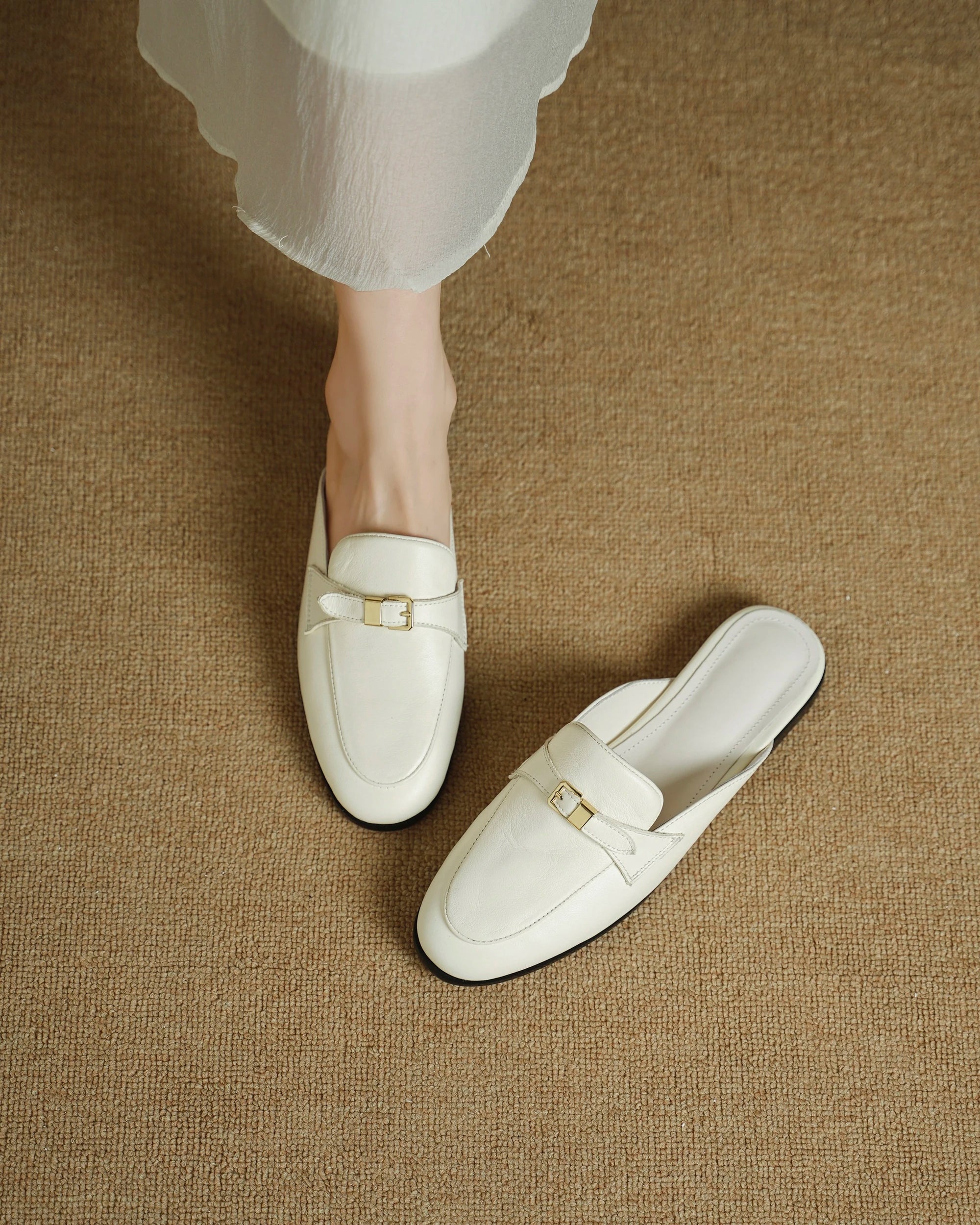 Kawa - Leather Mules