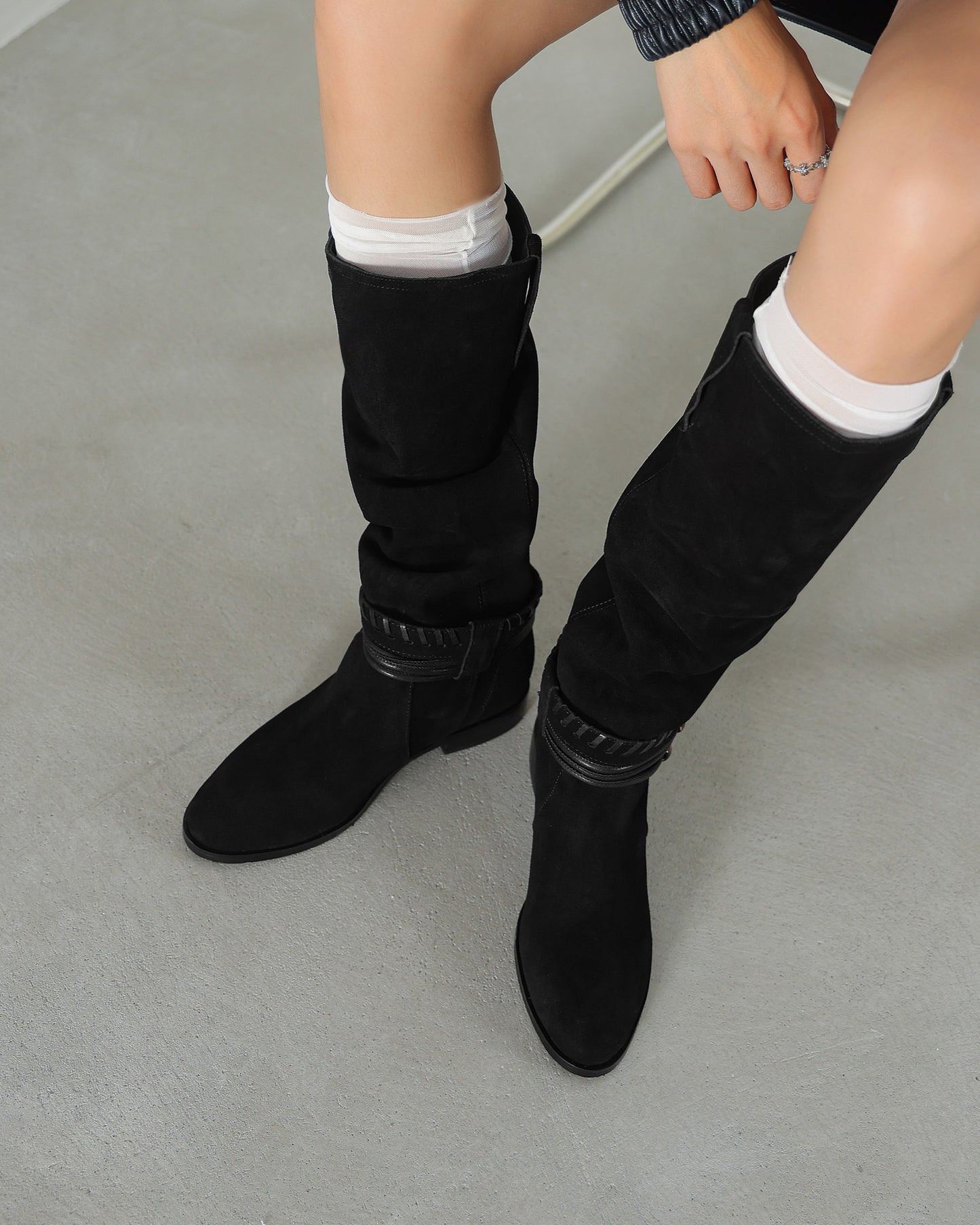 Kins - Suede Knee-high Boots